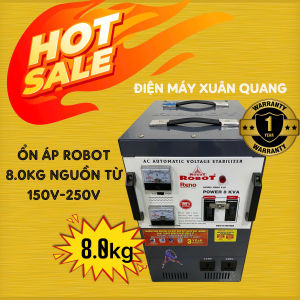 Ổn áp ROBOT 8.0kg nguồn từ 150v-250v