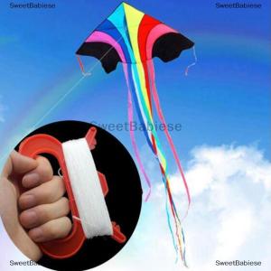 [COD] SweetBabiese Xiale สายเบ็ดฟลายสำหรับเล่นกีฬากลางแจ้งชุดอุปกรณ์บอร์ดหมุนได้50เมตรพร้อมตัวหมุนรูปตัว D