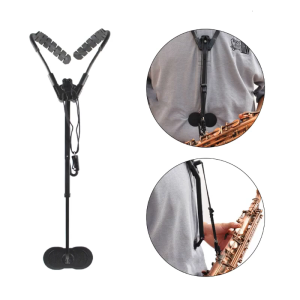 Sax Two Shoulder Straps Alto Tenor Soprano Saxophone Straps Double Shoulder Strap Sax Holder Saxophone Shoulder Harness