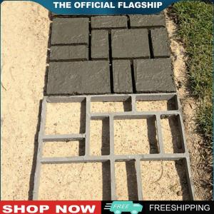【New Arrival】 Garden Pavement Mold DIY Paving Cement Brick Stone Road Concrete Path Maker