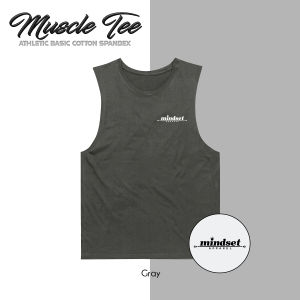 SND 3.0 Muscle Tee Tank Top Sando Cotton Spandex for Men Small to 3XL - Pambahay Workout Gym Muscle Tank