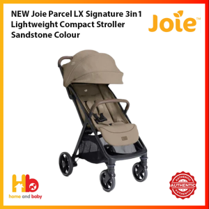 NEW Joie Parcel LX Signature 3in1 Lightweight Compact Stroller (birth to 22 kg)