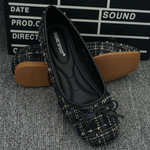 35-41 Large size Women comfort Flat Ballet shoes soft leather Boat shoes