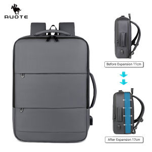 AUOTE Fashion Mens Backpack Business Laptop Backpack Expandable Large Capacity Travel Backpack Men 15.6inch Laptop Backpack Anti-theft Multi-function Backpack