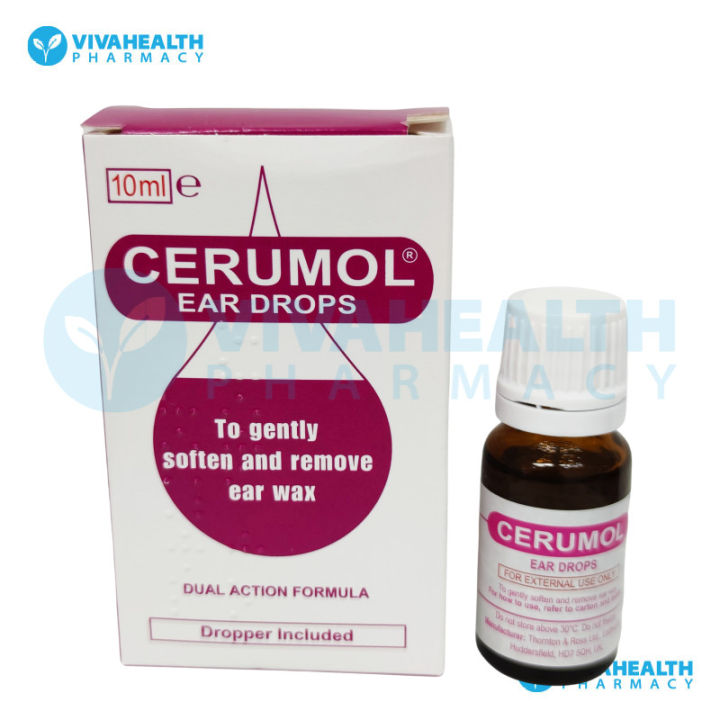Cerumol Ear Drops To soften and remove ear wax Lazada Singapore