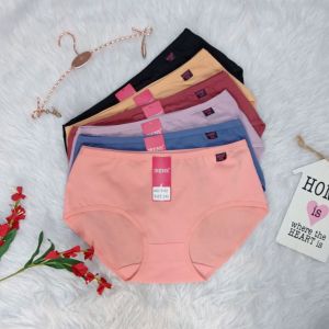 Ladies Panties Underwear womens Briefs Cotton 5102 | M-6XL (3pcs =1Set) IRENE