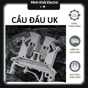 cầu đấu tiếp địa các loại cầu đấu phoenix chặn át nhựa uk2.5b uk3n uk6n USLKG3USLKG5 USLKG6 E/UK uk10n cầu