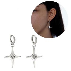 Shiny-Hip Hop Earring Fashion Cross-Earrings For Women Punk Stud Earring Rhinestone-Simply Stud Earring Gift