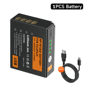PALO Baterai Kamera NP-W126 NP W126 NPW126S W126S 1600mAh dengan USB Type-C Pengisian daya cepat untuk FUJIFILM FUJI X-PR01