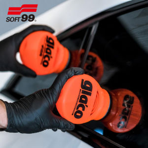 SOFT99 Glaco Roll On Large 120ml - Rain Repellent Glass Coating for Car - Strong Hydrophobic Liquid Wiper - Ergonomic Bottle Shape and Integrated Applicator