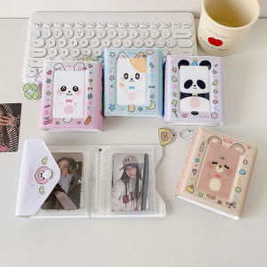 LEIFNYDI รูปถ่ายบัตรประจำตัวขนาด 3 นิ้ว ที่เก็บการ์ดภาพเกาหลี ปกบัตร PVC ของตกแต่ง กระเป๋าใส่บัตร แสดงภาพ แบบเกาหลี ตัวป้องกันการ์ดไอดอล เพื่อน