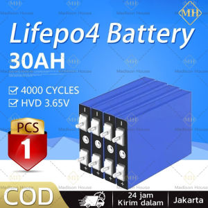 【30Ah CATL/BYD Baru Lifepo4 Baterai】3.2V 30Ah lifepo4 Baterai cell Lithium iron phosphate deep cycles for Diy 12V 24V 36V 48V solar energy UPS power (hot sell)