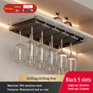 MEIDOO Wine glass rack inverted stemmed glass storage rack