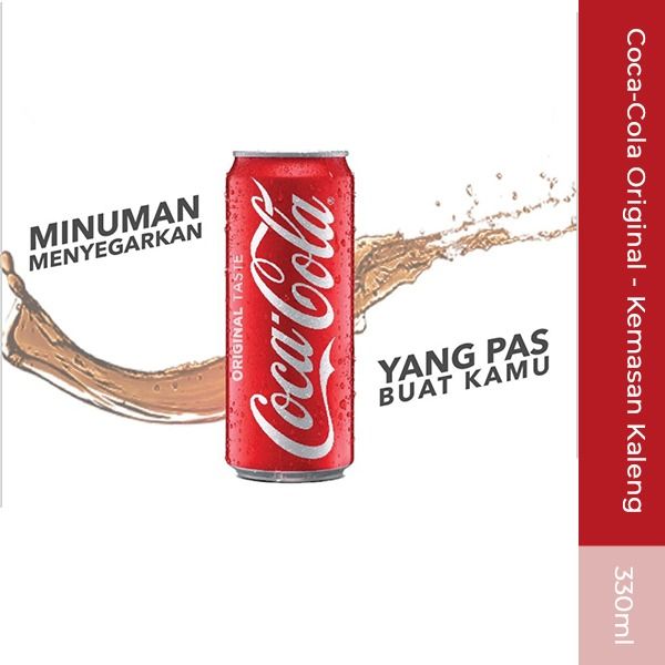Coca-Cola Original - Kemasan Kaleng 330ml