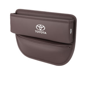 Car Seat Slit Slot Gap Organizer Storage Box Pocket For TOYOTA Vios Yaris Innova Avanza Fortuner CHR Estima Harrier Wish Alphard Camry Corolla Prius Auto Interior Accessories