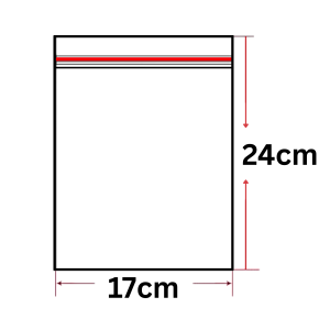 Thick Transparent Plastic Self Seal Zipper Bags Resealable Quick Seal Zip Lock Pouch