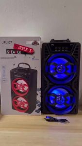 ลำโพงบลูทูธ Bluetooth ไร้สาย ซับวูฟเฟอร์ (รองรับ ไมโครโฟน บลูทูธ USB การด TF ) ลำโพงใช้งานได้แค่ดอกเดียวดีไซน์2ตัวเพื่อความสวยงามเท่านั้น