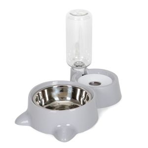 3.8L Pet Dog Cat Automatic Food Water feeder Large Capacity dispenser Cat bowl Dog Cat Water Bottle