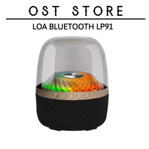 Loa Bluetooth LP91 Cao Cấp Âm Bass Mạnh Mẽ Cồng Suất 10W Âm Thanh Vòm 360 Độ. Loa LP91 LED RGB Sống Động