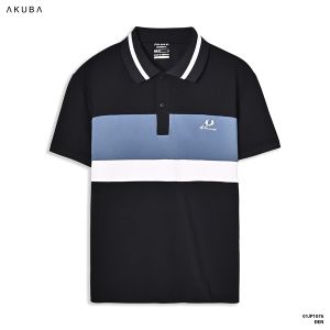 Áo polo tay ngắn AKUBA form slimfit vừa vặn chất cá sấu kép dày dặn | 01JP1076