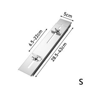 Stainless Steel Non-slip Knife Sharpener Holder Tool Retractable Whetstone Base Adjustable Household Supplies Kitchen Gadgets Sink Holder Corrective Repair Stone Knife Sharpener Sharpening Stone Kitchen Sharpening Tool Base