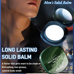 Mens Solid Balm Cold Woody Mature Portable Fragrance Male Long Lasting Fresh Glamour Solid Perfume男士魅力固体香膏