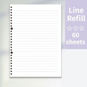 Loose Leaf Notebook A5/B5/A4 Refillable Binder Notebook 60sheets Spiral Notebook School Office Supplies