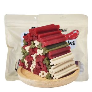 ขนมขัดฟันน้องหมา ทรงดาวกระจาย ช่วยลดกลิ่นปาก คราบหินปูน กรามแข็งแรง 230G.