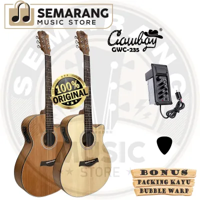 ORIGINAL!!! Gitar Akustik Elektrik Cowboy GWC-235 NA / GWC 235NS Gitar Cowboy Original