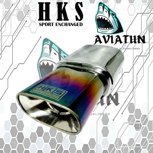 Knalpot Mobil HKS Bass Adem Bulet KOTAK Pelangi Inlet 2inc Kenalpot Mobil Avanza Vios Sedan Kijang Xenia Ayla Agya March Mobilio Brio Calya Jazz Yariz Pick Up Grand Max Sigra Luxio Wuling Karimun Apv Sirion Ertiga Carry HKS JS Racing