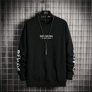 Diskon Sweater Keren Kaos Pria Distro Run Further Crewneck Trendy Sweatshirt Elegan Sweter Kekinian