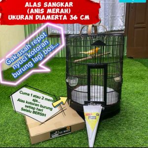 EE BIRD /alas sangkar kandang burung  anis merah diameter 36 cm perbox