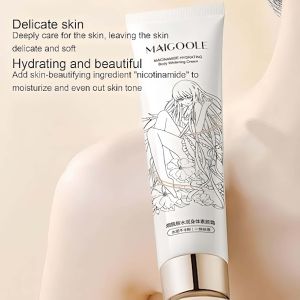 COD Niacinamide Whitening Cream Waterproof Sweat-Proof UV-Proof Face & Body Rejuvenating Cream Brightens Skin Tone Removes Dullness Tightens Pores Concealers Moisturizer Non-Fake Whitening Non-Greasy 100g