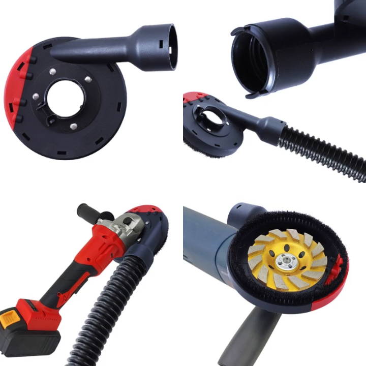 9 Inch Angle Grinder Dust Shroud Surface Grinding Dust Shroud For Angle Grinder Red Black 230mm - View #12