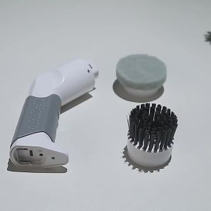 Xiaomi Electric Spin Scrubber Wireless Power Scrubber Cleaning Brush with 4 Brush Heads for Bathroom Shower Bathtub Kitchen Stov