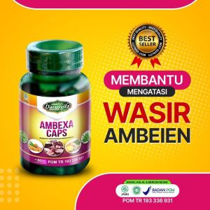 AMBEXA CAPS OBAT AMBEIEN HERBAL WASIR AMBEYEN