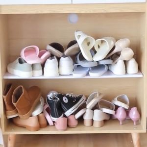 {SG stock} Shoe Slots Organizer for Closet Space Saver Stackable Shoes Organizer