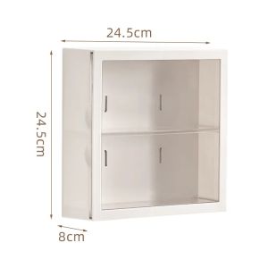 Blind Storage Rack for Bubble Mart Dimoo Dust-proof Transparent Cabinet Landscaping Action Figures Hanging Display Case
