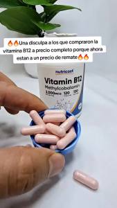 Viên uống Vitamin B2 Riboflavin Nutricost (120 viên) hỗ trợ giảm đau đầu rụng tóc suy nhược lão hóa giảm khô mắt mờ mắt đục thủy tinh thể giảm viêm nhiệt miệng viêm lưỡi.