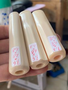 pipa gg asli lokal panjang 7cm segilapan bulat dan blimbing bahan merah bening