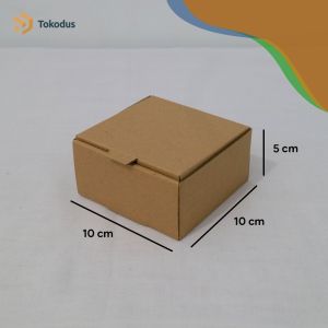 ( ISI 20 ) Kardus Pizza Box Hampers 10x10x5 cm Polos Dus Kado/Hadiah (Bisa Custom) - Tokodus Pagarsih