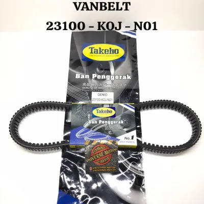 VBELT VANBELT TALI KIPAS GENIO BEAT DELUXE LED 2020- TERBARU 23100 K0J MERK TAKEHO