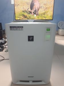 Máy lọc không khí tạo ẩm SHARPIP KC-Z45-W INVERTER   43W NỘI ĐỊA NHẬT SIÊU KHỎE ĐÃ QUA SỬ DỤNG CHUYỂN ĐIỆN 220VMÀNG LỌC ZIN- MÀNG LỌC THAY MỚILỌC BỤITẠO ẨMTẠO ION DIỆT KHUẨNKHỬ MÙI. CÓ BÁN MÀNG LỌC MỚI  TRONG GIAN HÀNG