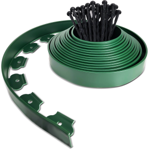 5/10m Plastic Garden Edging Border Flexible Lawn Grass Edging Decor Fence Landscape Belt Garden Patio Greening Belt Garden-Belt