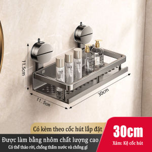 MEIDOO kệ để đồ nhà tắm kệ đựng đồ đa năng treo tường bằng cốc hút chân không chịu lực tốt