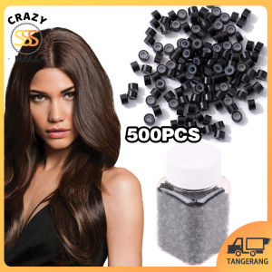 【Isi Sekitar 500pcs】Ring Rambut Extension  Ring Sambung Rambut Silicone