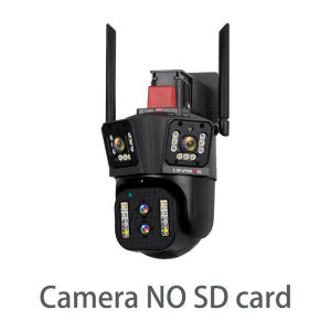 8K 16MP Three Lens WIFI CCTV Camera 10X Hybrid Optical Zoom Linkage PTZ Humanoid Tracking Home Security Camera Outdoor Waterproof Full Color Night Vision 24 Hours Video Recording IP Camera