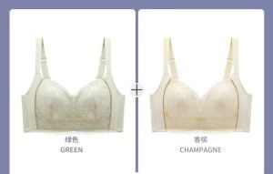 Triumphˉ TWO-PIECE Comfortable bra without underwire women back buckle fixed Push-up bra to prevent sagging Suitable for small breasts