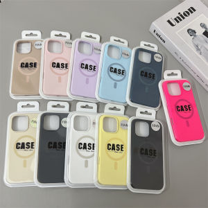 Official Original Liquid Silicone Phone Case for iPhone 17 16 15 14 13 12 Pro Max for Magsafe Wireless Charging Cover