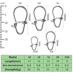 Khóa Lure Snap Dáng Tròn cao cấp - PKKL002
